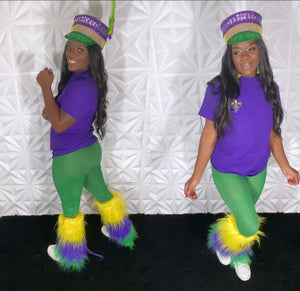 Mardi Gras captain hat with feather 01